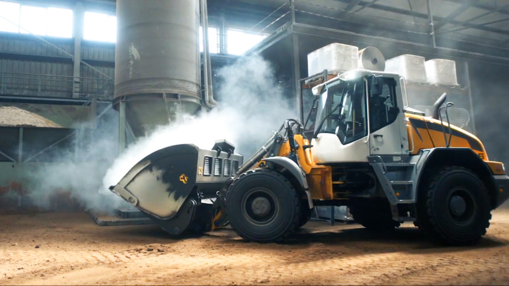 Van Egmond man driving excavator