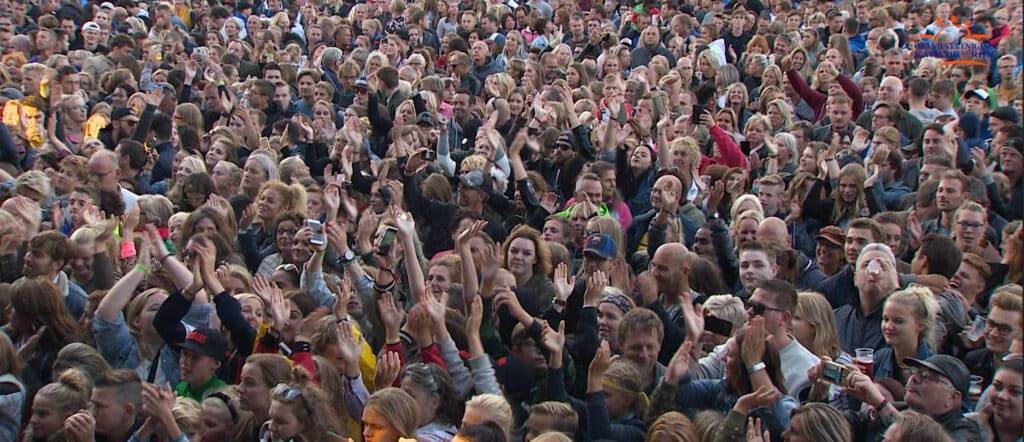 Crowd at concert